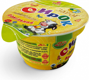 Сирок солодкий "Зарожок" з ароматом ванілі, 150г ТМ "ЗароГ"